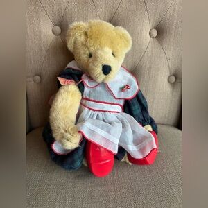 Vintage 1989 VanderBear Wear “Tree Trimming Collection” Dressed Bear